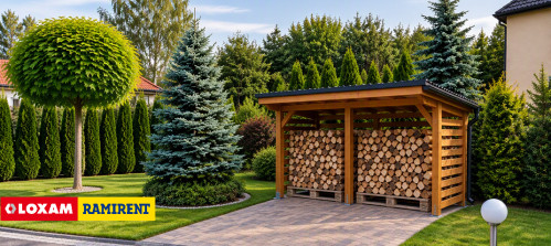 How to make a woodshed where the wood will dry out