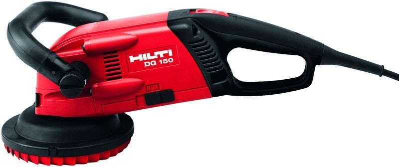 Hand-held concrete grinder