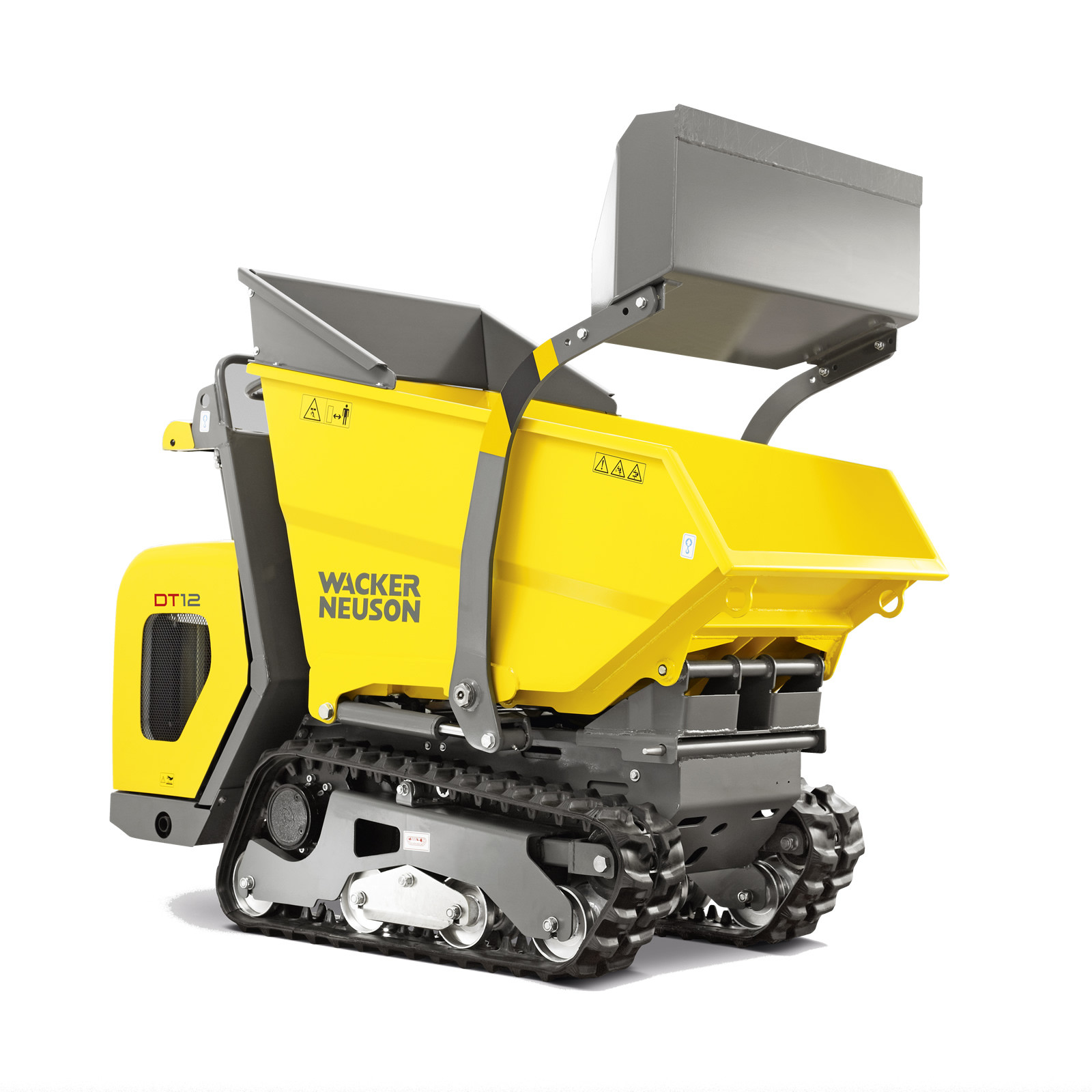 Tracked dumper with a load capacity of up to 1.2 t