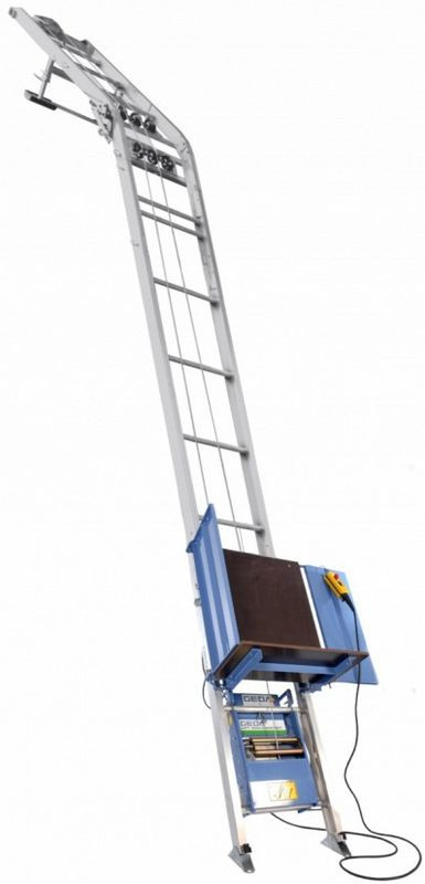 Inclined construction elevator